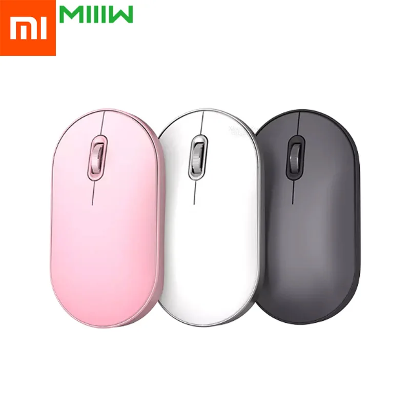 Xiaomi Mijia MIIIW mate Двухрежимная мышь Air Bluetooth 4,0 rf2.4 GHz ABS оптико-Электронная мышь для компьютерный коврик для офисного использования дома