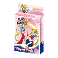 sailor moon commemorative edition poker anime figures flash cards waterproof collectible cards toys birthday gifts for children