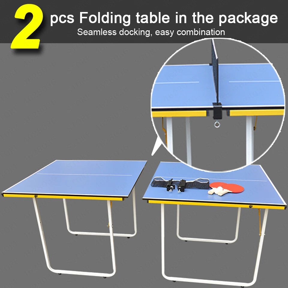 182 см портативный детский мини складной стол для настольного тенниса с шариками