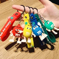 web celebrity hot style key chains cute m bean cartoon keychain children s surprise birthday gift accessories keyring face