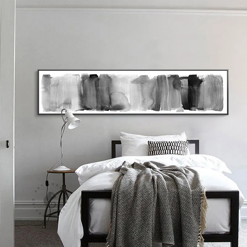 Абстрактные геометрические узоры в чернильную крапинку для водопад плакат на