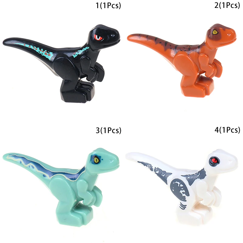 1 шт. или 4 Детский конструктор Динозавры юрского периода|Блочные конструкторы| |