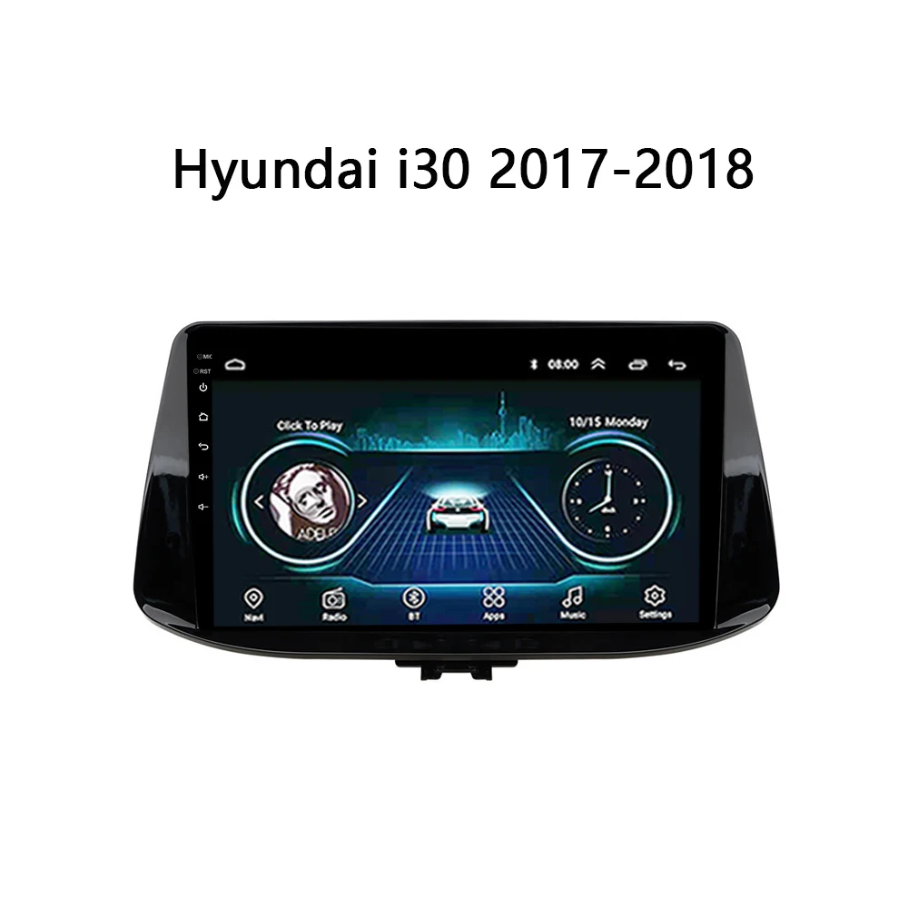 Автомобильный DVD плеер для hyundai i30 2017 2018 Авто радио мультимедиа стерео система gps