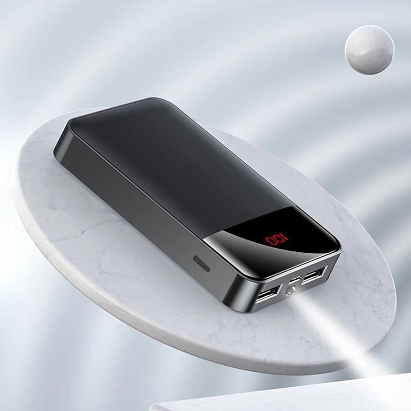 Портативный внешний аккумулятор с 2-мя USB-портами 12000 мАч | Мобильные телефоны и