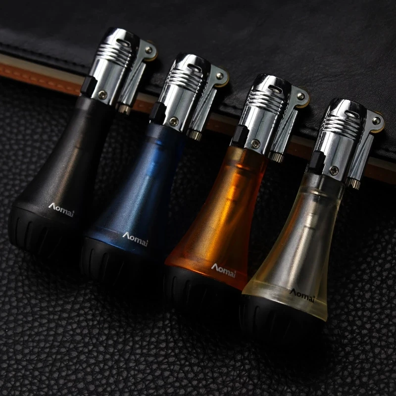 JOBON Magic Blue Flame Зажигалка металлическая Бутановая газовая Кремниевая зажигалка для
