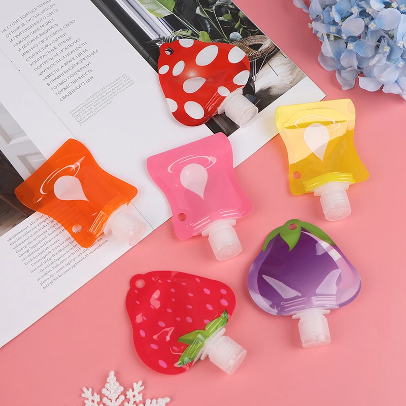 5 шт. пустые пластиковые Мягкие бутылки для лосьона|Сумки вещей| |