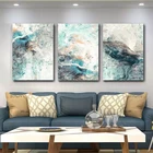 Абстрактная золотая линия Художественная печать плакаты и принты Холст Плакат Настенные картины для гостиной домашние декорации картины