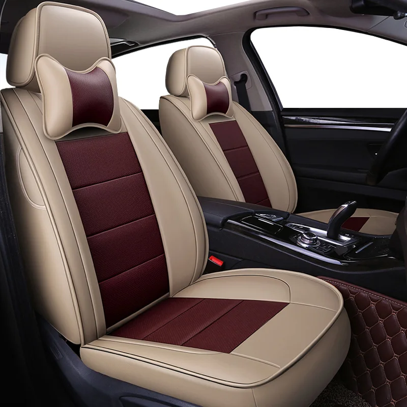 Cowhdie кожаный универсальный чехол для сиденья автомобиля volvo v50 v40 c30 xc90 xc60 s80 s60 s40 v70