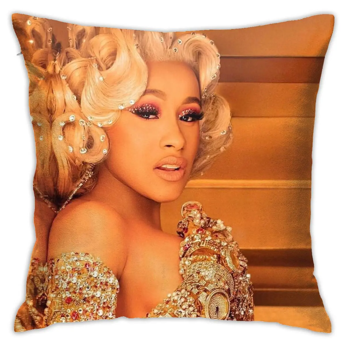

Cardi B Pillow Case Printed Pillow Cover Cardi B Hotel Home Sofa Cushion Cover