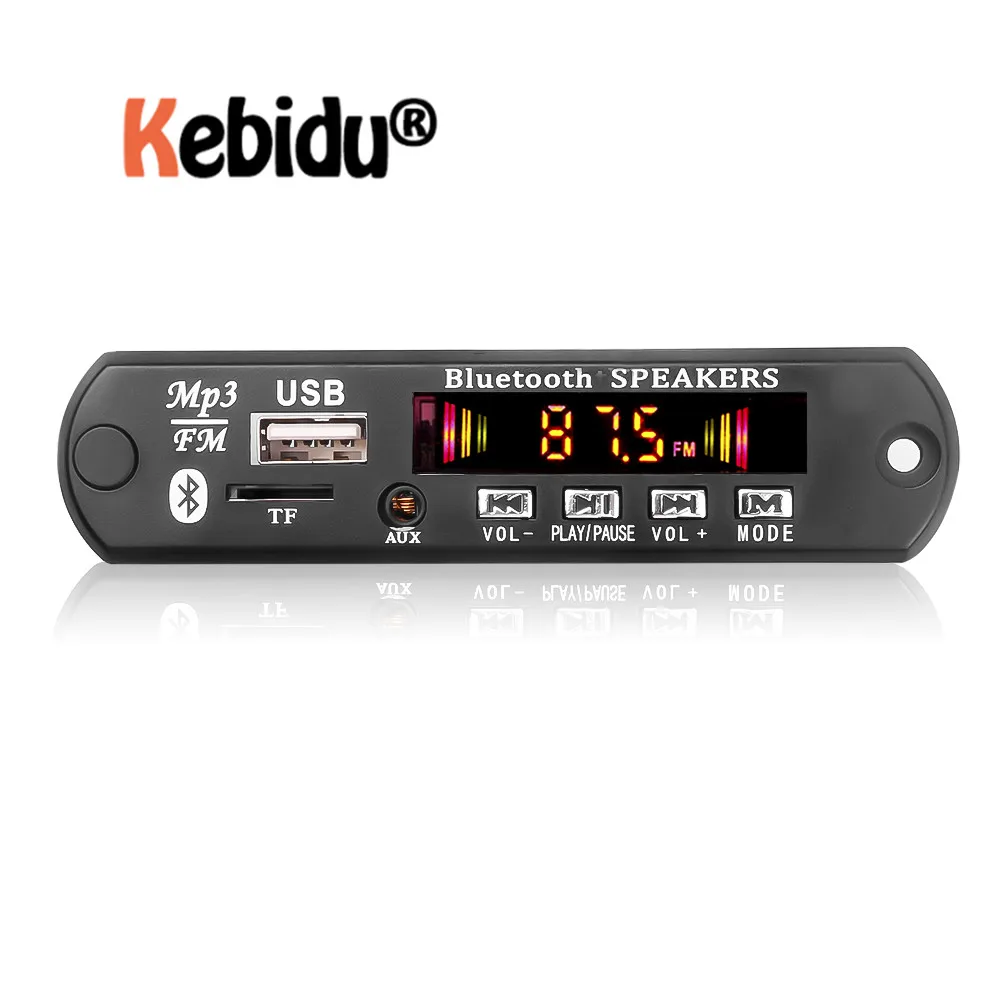 Kebidumei Bluetooth 5 0 плата аудио декодера WMA WAV FLAC APE цветной экран USB TF модуль с записью