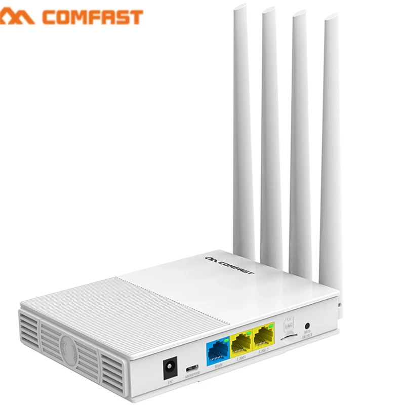 

Роутер COMFAST E3 4G LTE с поддержкой Wi-Fi и адаптером питания