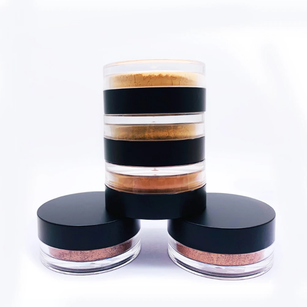 Makeup Loose Powder Private Label Custom 11 Colors Black Cover  Bulk Makeup Free Shipping