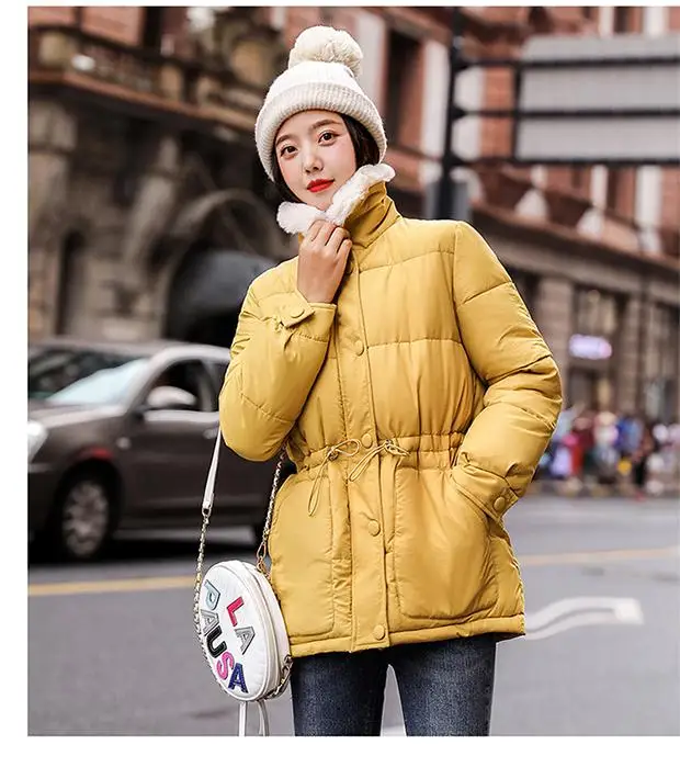 Осенне зимние женские хлопковые парки куртки пальто куртка с длинным рукавом