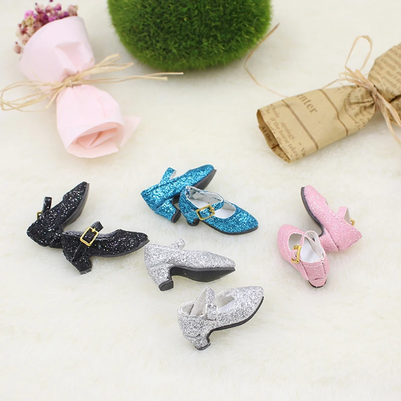 Blyth doll ледяные суставы тела обувь со стразами элегантный высокий каблук игрушка обувь