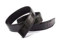 new fashion 3 8cm high quality for men women genuine crocodile leather belt luxery crocodilian