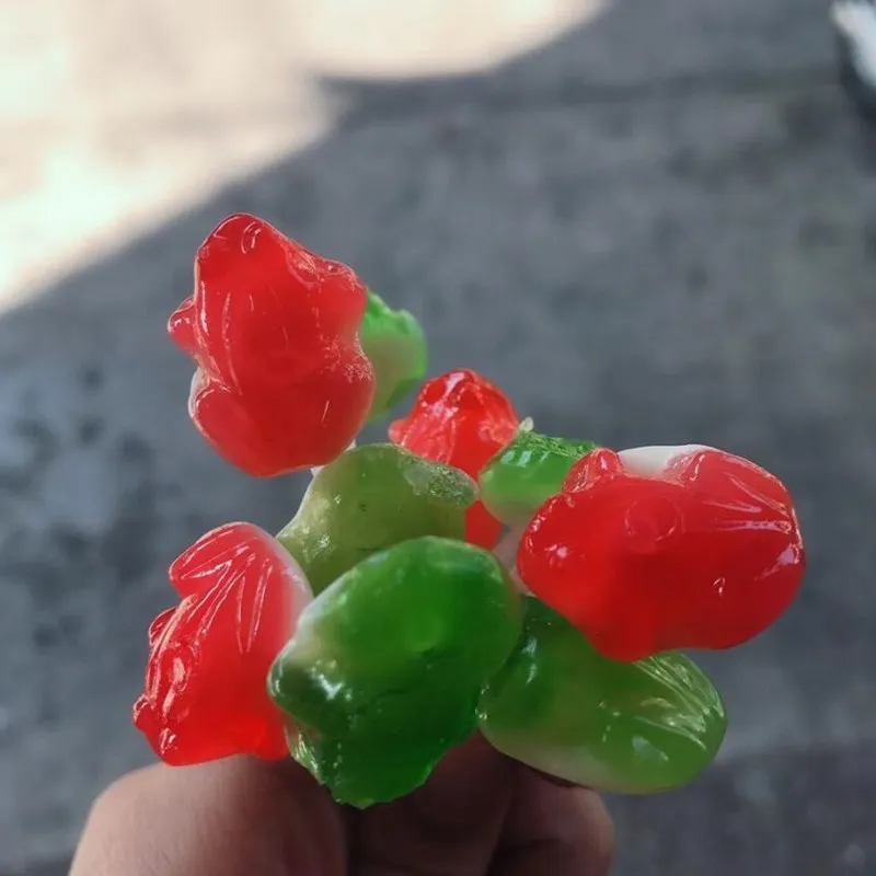

Frog lollipop Zero foo d childhood memories Candy 5 sachets