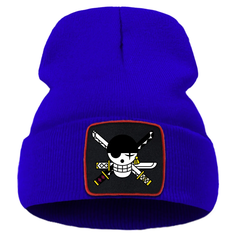 Кепка унисекс с мультяшным принтом черепа 2020 зимняя женская теплая простая