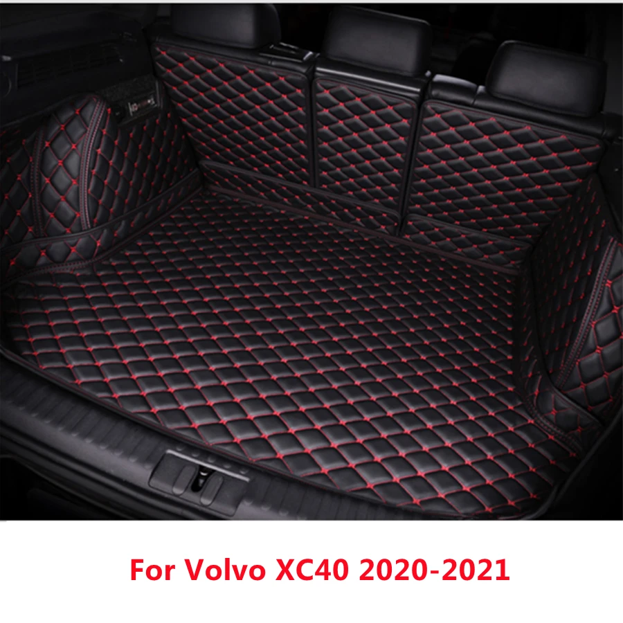 

Полный комплект, водонепроницаемые коврики для багажника автомобиля Volvo XC40 (2020-2021), автозапчасти, задний багажник