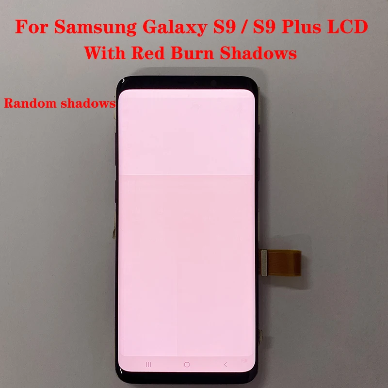 

Original AMOLED S9 Display For Samsung Galaxy S9 Plus LCD With Frame For Samsung S9 S9 Plus G960F G965F Display Screen Burn in