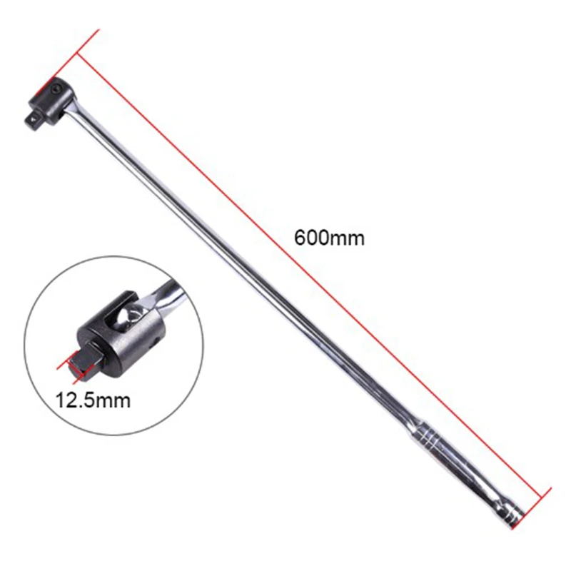 1 шт. 24 дюйма длинный 1/2 выключатель стержень гнездо драйвер 180 градусов гибкая