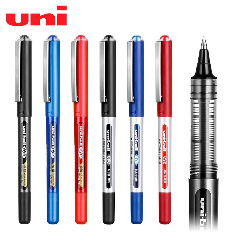 

Uni UB-150 Waterproof Ballpoint Pen Straight Marker Pen 0.38mm / 0.5mm Student Office Gel Pen