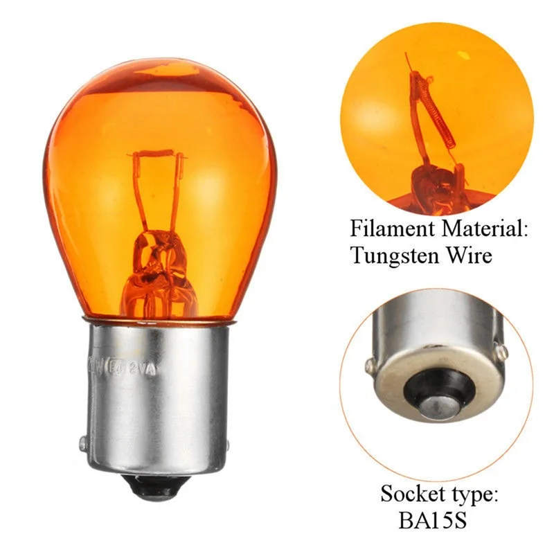 2 шт. 1156 BA15S стекло высокая мощность низкое энергопотребление автомобильный стоп