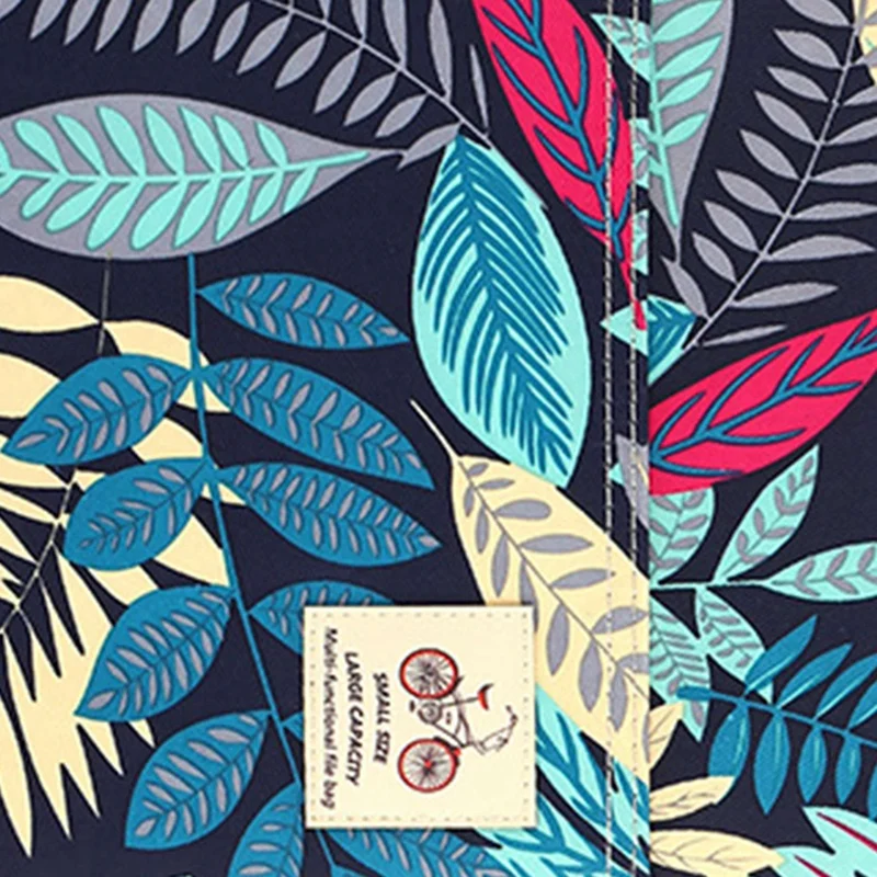 

Leaf Multifunctional A4 File Bag Storage Bag Portable iPad Computer Bag Office Data File Bag