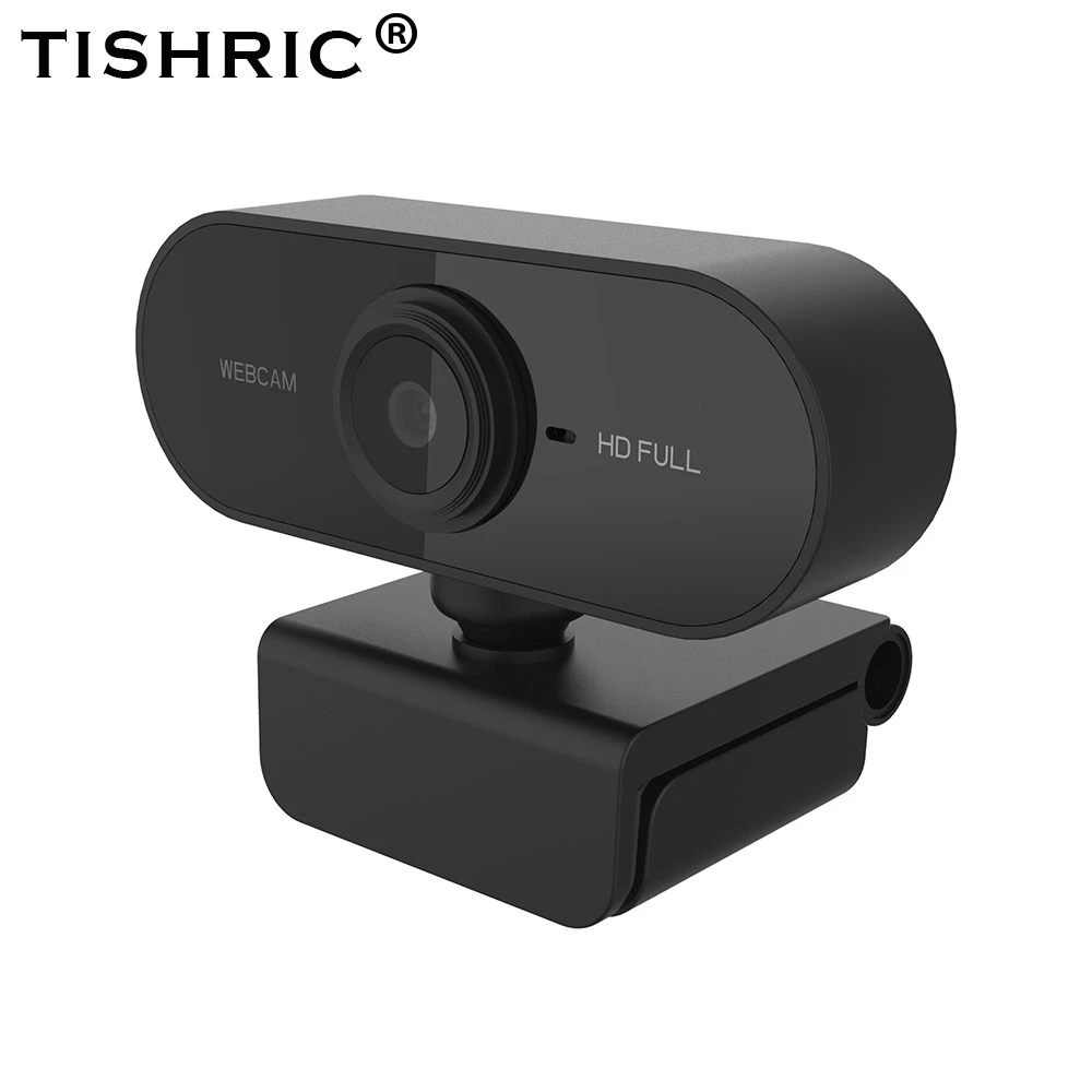 Веб-камера TISHRIC HD 1080P мини-камера с USB веб-камера микрофоном для ПК прямых