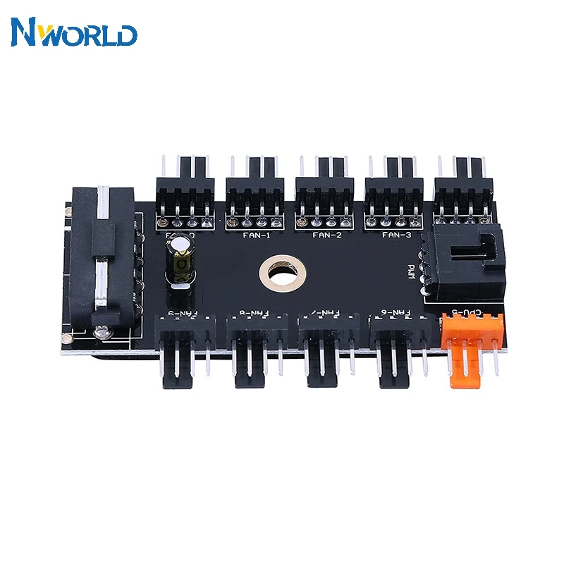 Горячая Распродажа разъем SATA 10 способов 12 В 4 контактный кулер ЦП охлаждающая док