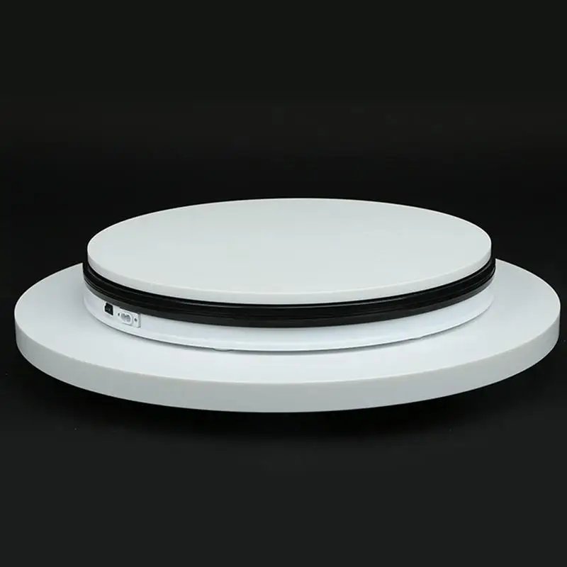 15cm Rotating Turntable Decorating Tool Display Stand Plate For Jewelry Watch Digital Product Holder Bearing 5KG with US Plug |
