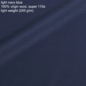 light navy WV Натуральная шерсть, мужской костюм, костюм на заказ, Роскошные шерстяные шелковые деловые костюмы для мужчин, Besopke костюм из шерсти, мужской костюм - Цвет: light navy WV