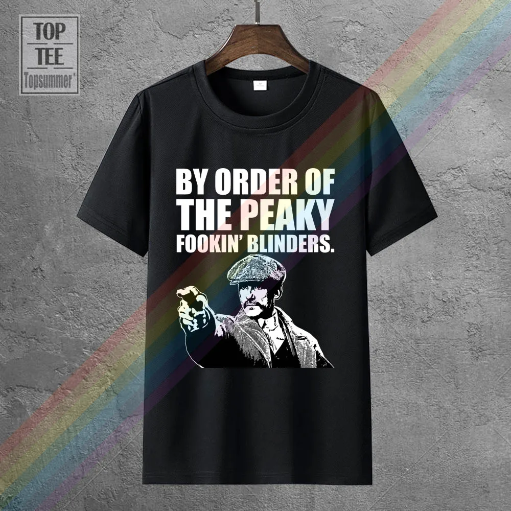 

Custom T Shirts Christmas O Neck Short Sleeve Mens By Order Of The Peaky Blinders Men'S Clothing Shirt