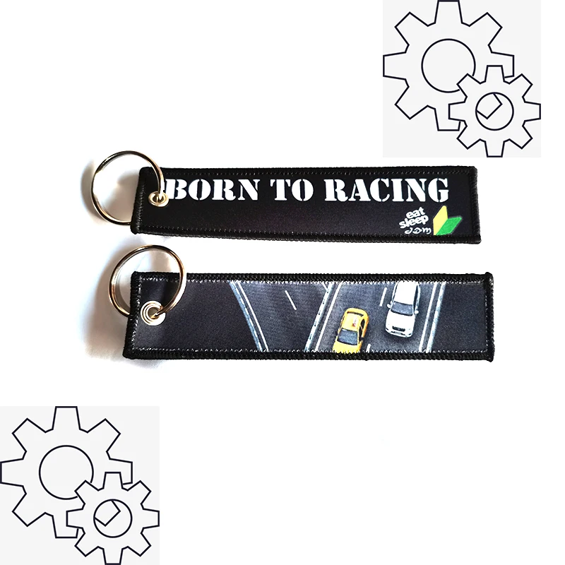 Брелок для ключей JDM Bride двухсторонний автомобильный брелок-бирка STI SUBARU Superbike