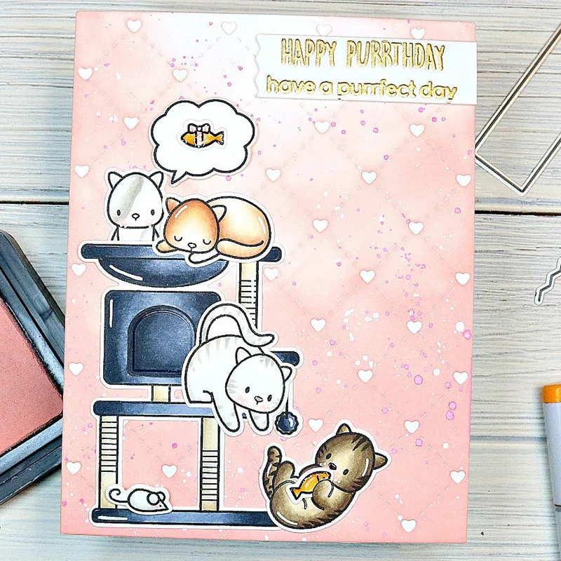 

Love type point line background cutter die for DIY process card scrapbook die process paper cutter punching die