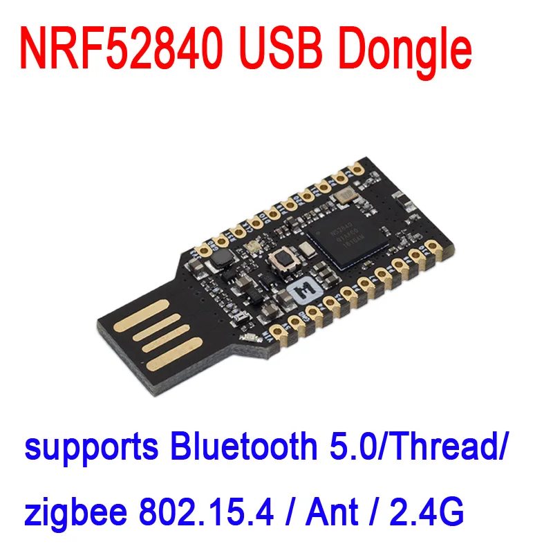 NRF52840 USB донгл комплект разработки Micro dev поддерживает Bluetooth 5/Thread/zigbee 802.15.4/Ant/2 4G |
