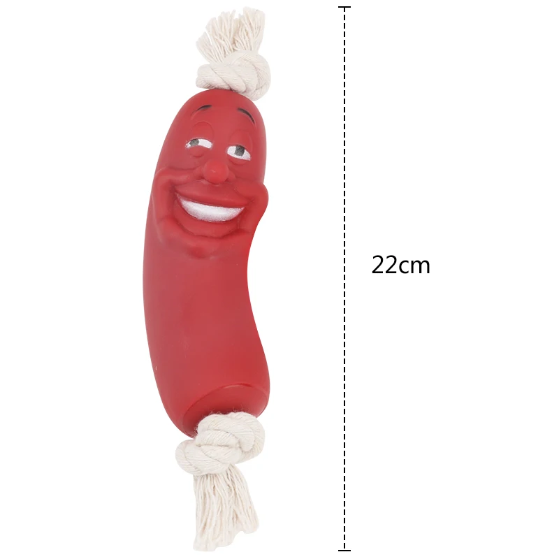 Забавные игрушки для собак сосиска пищалка домашних животных здоровая латексная