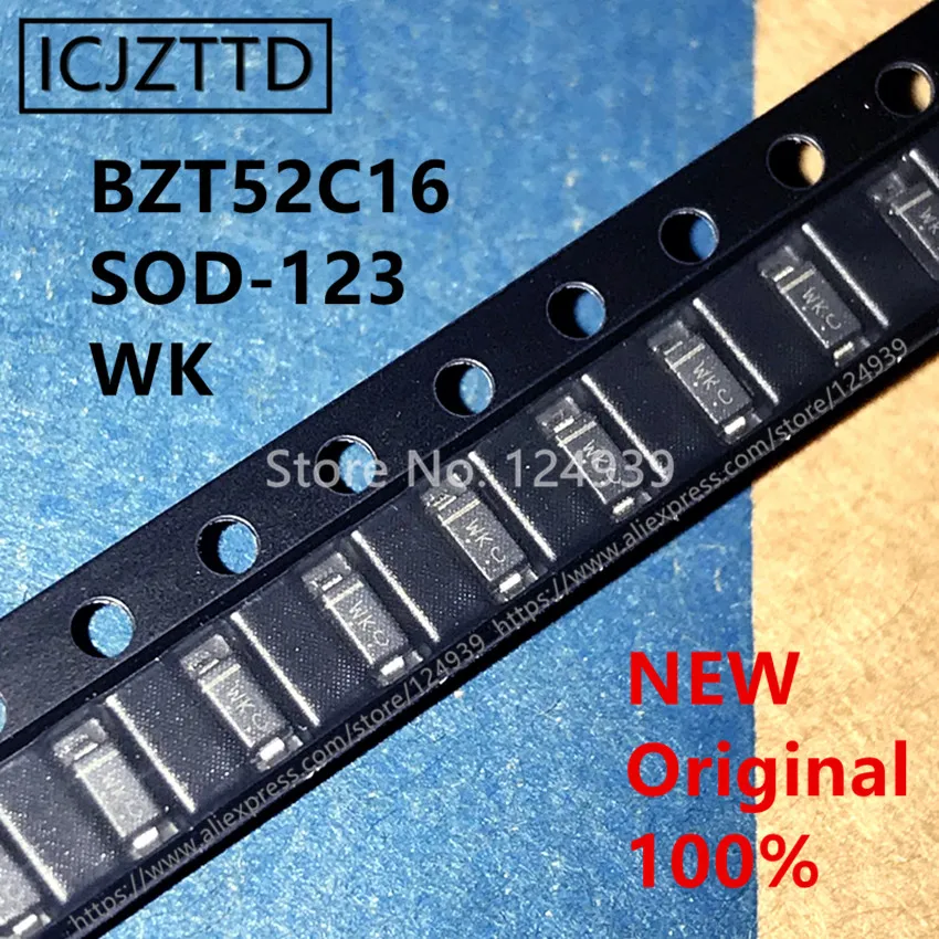 100 шт. 0 5 Вт SOD123 BZT52C2V4 BZT52C7V5 BZT52C8V2 BZT52C9V1 BZT52C10 BZT52C11 BZT52C12 BZT52C13 BZT52C15 BZT52C16 BZT52C18 18 в |