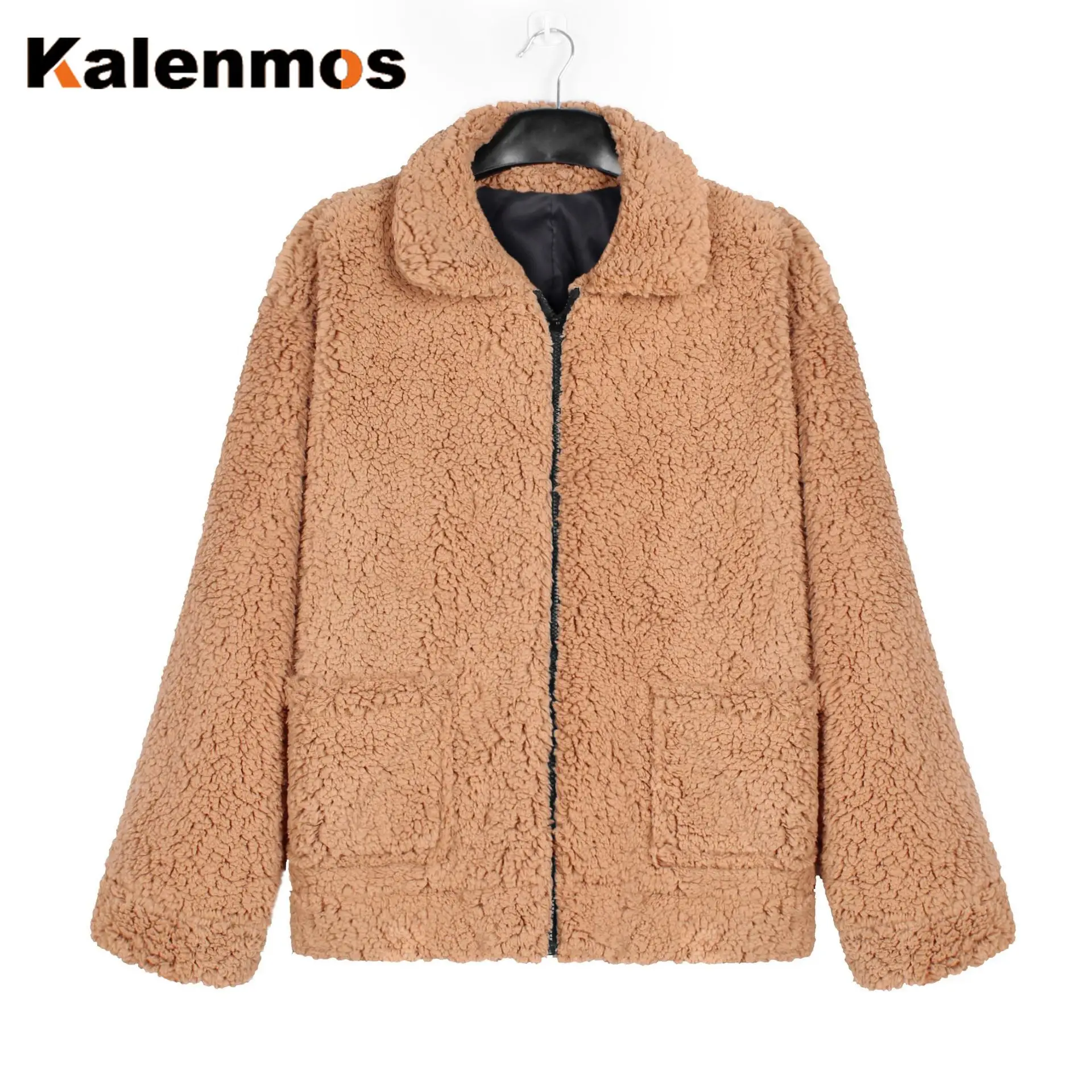 Куртка женская осенне-зимняя Элегантная удобная повседневная однотонная модная