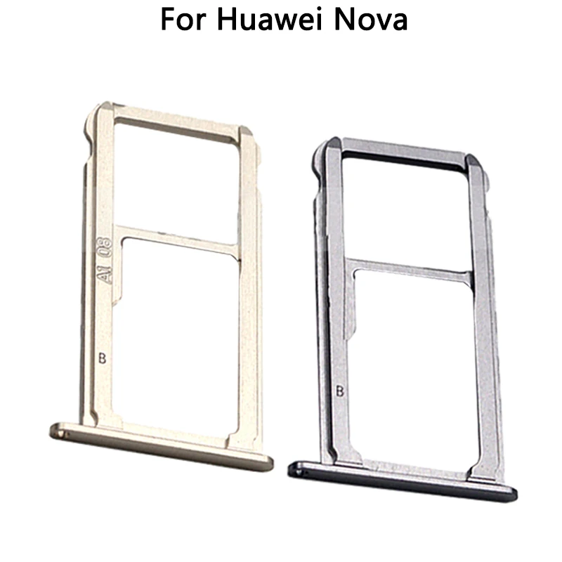 

New For Nova SIM Crad For Huawei Nova Sim Card Tray Holder Slot Adapters Replacement Parts