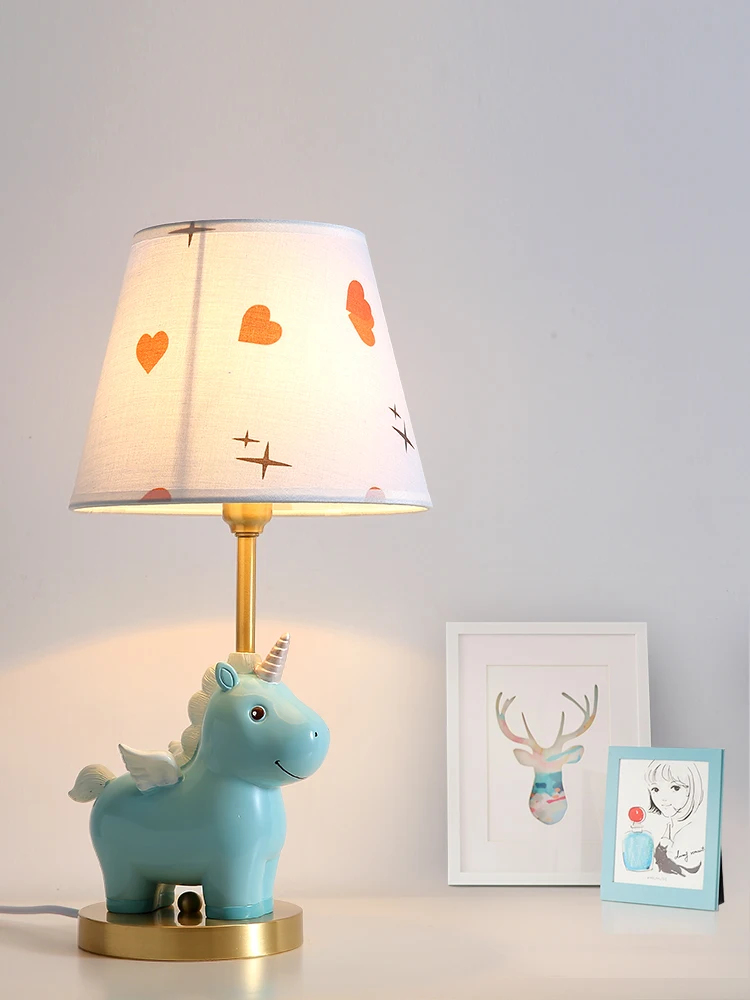 Светодиодная настольная лампа в виде оленя для столовой современный мультяшный