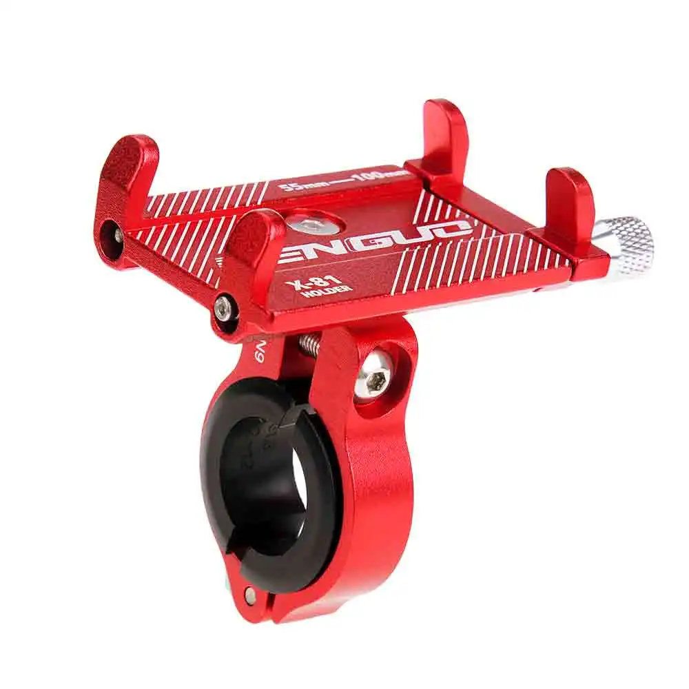 Red RoBicycle держатель телефона для 3,5-6,2 дюймов смартфон регулируемая поддержка gps велосипед Телефон Стенд кронштейн - Цвет: Red