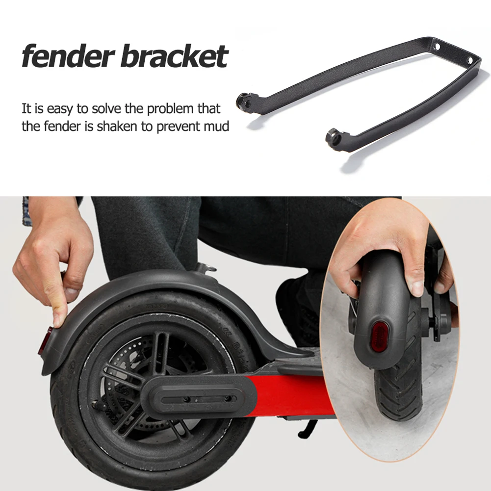 

Black Aluminum Alloy Rear Fender Mudguard Bracket Support Suitable for Xiaomi Mi Electric Scooter Pro 2 Accessories