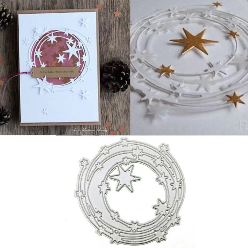 Металлические Вырубные штампы нового дизайна вырезанные Mai ангел круг звезда