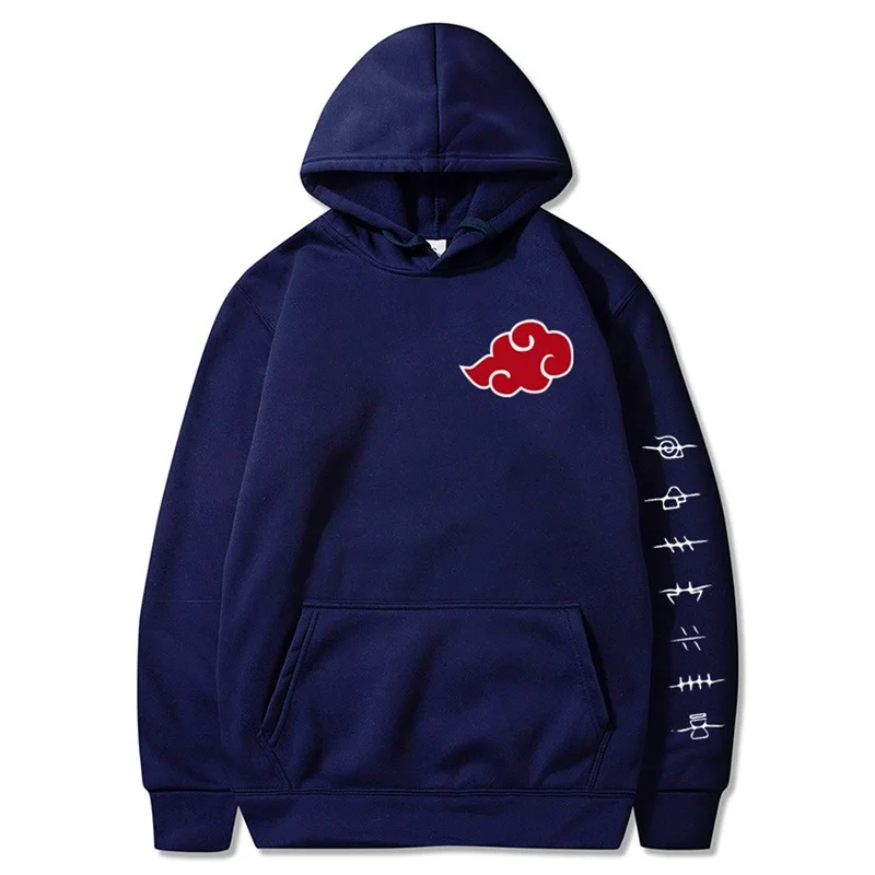 

Spring and Autumn INS Harajuku Anime Hoodie Anime Men and Women Print Pullover Sweatshirt Loose Street T Trend