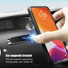Магнитный автомобильный держатель для телефона, мини-полоска, приклеиваемый кронштейн для iPhone, Xiaomi, Samsung, настенное магнитное крепление для GPS, автомобильное крепление, поддержка мобильного телефона на приборную панель