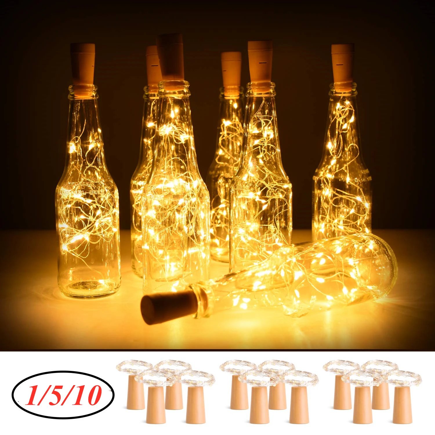 Светильники в форме винных бутылок с нить пробкой светильник s на батарейках