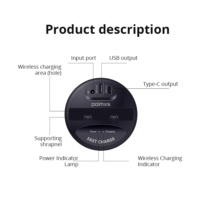 Fast Wireless Car Charger Cup for SamsungS10/S9/S8/Note10 10W Qi Charging iPhone11Pro/XsMax/Xr/8Plus | Автомобили и мотоциклы