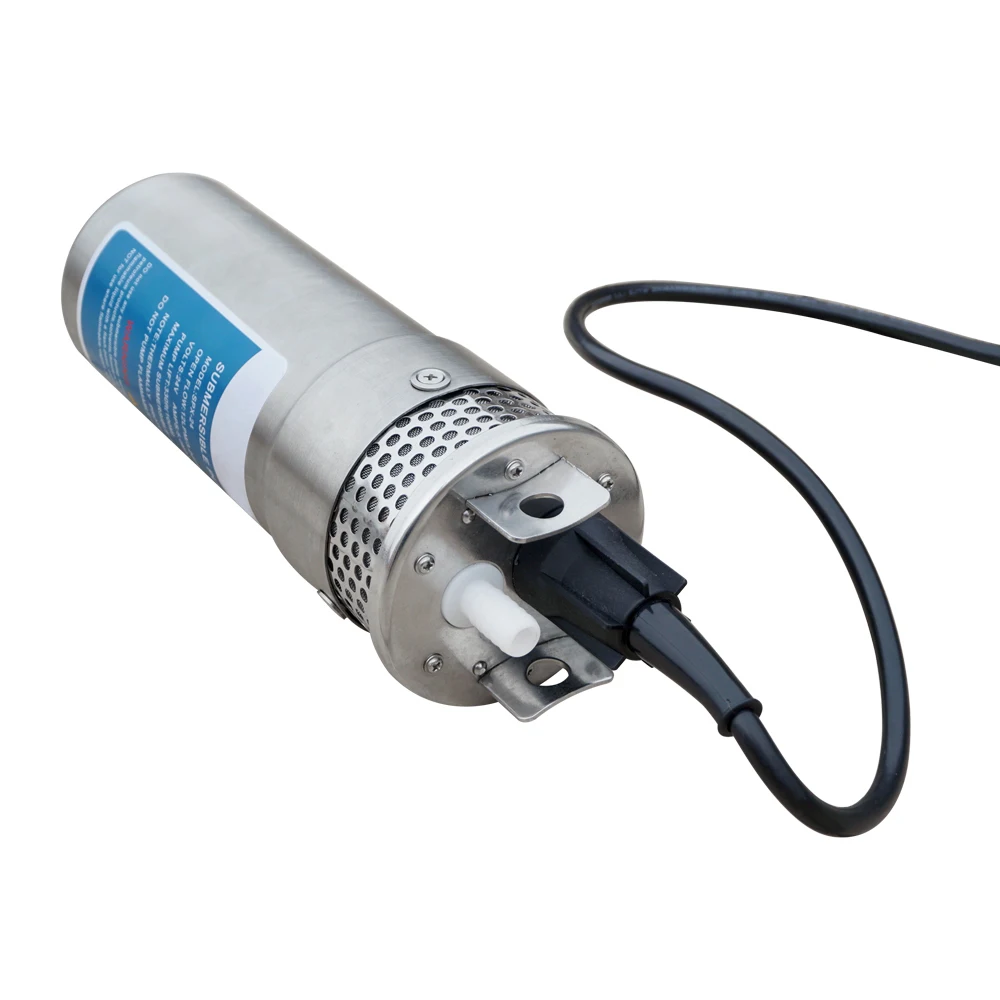 12 В/24 В Солнечный Погружной глубокий водяной насос из нержавеющей стали