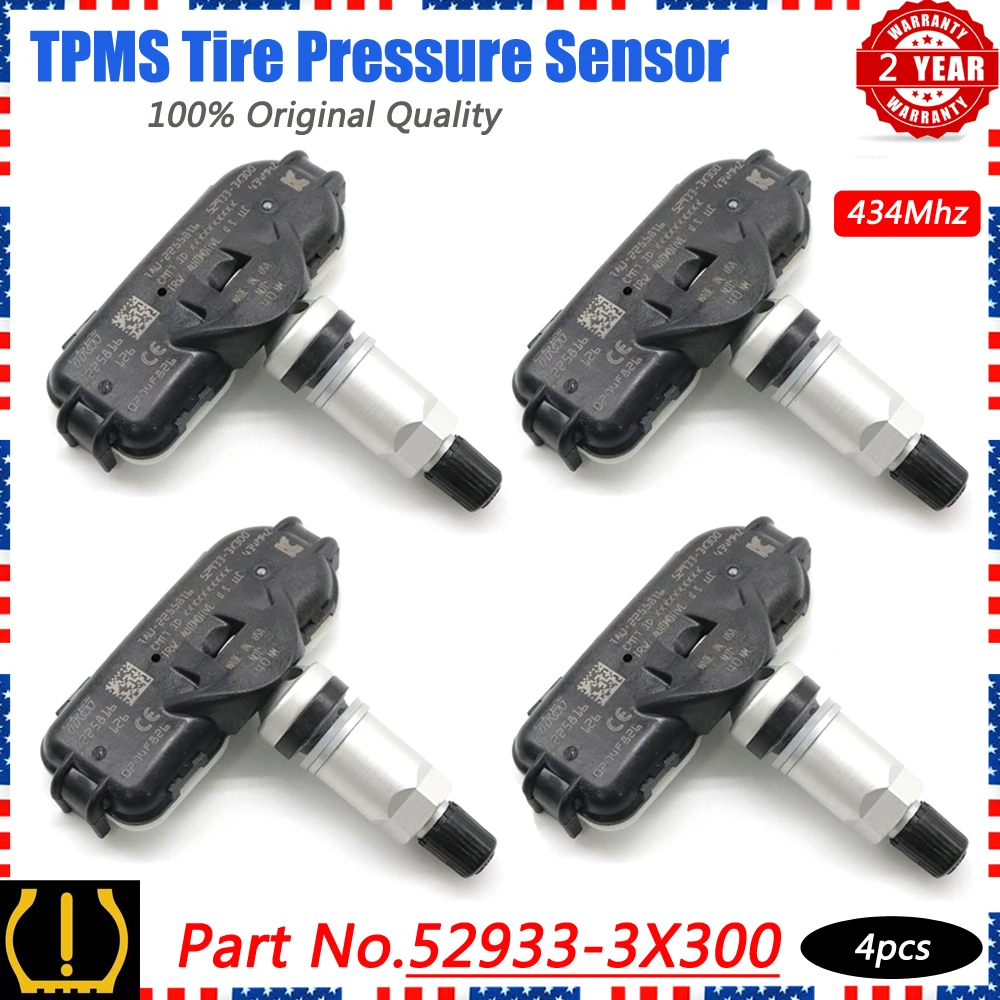 XUAN 4 шт. TPMS датчик давления в шинах 52933 3X300 для Hyundai I30 I35 Elantra Kia K3 RIO 434 МГц 529333X300