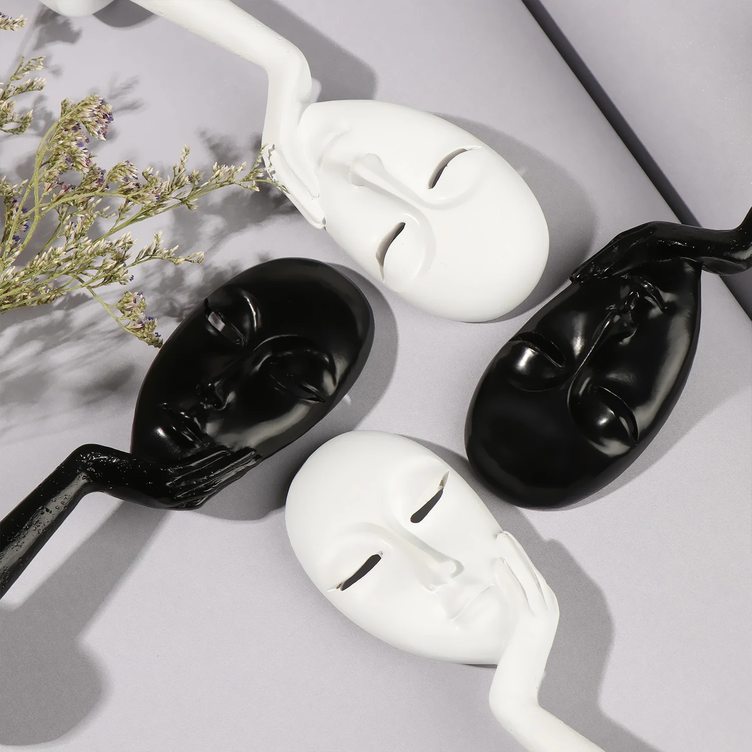 Статуэтка для резьбы по лицу женщины настольное украшение скульптура мышления